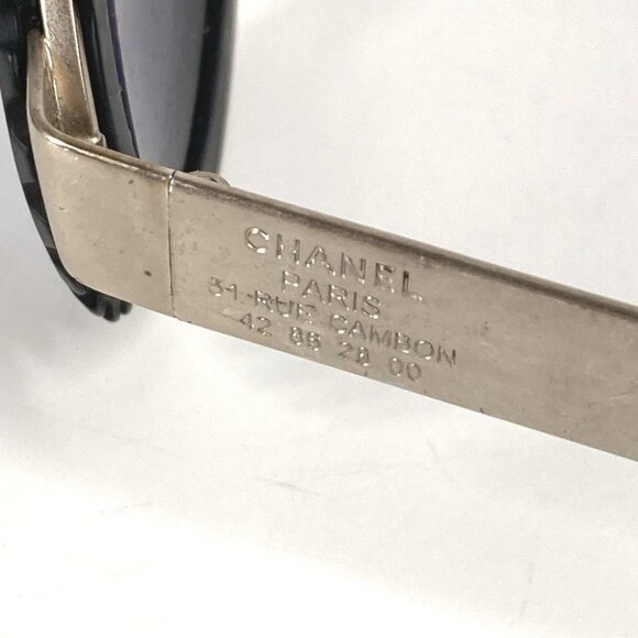 CHANEL 10506 90405 vintage 31 RUE CAMBON Camera Lens Oval Wave sunglasses - Picture 10 of 15